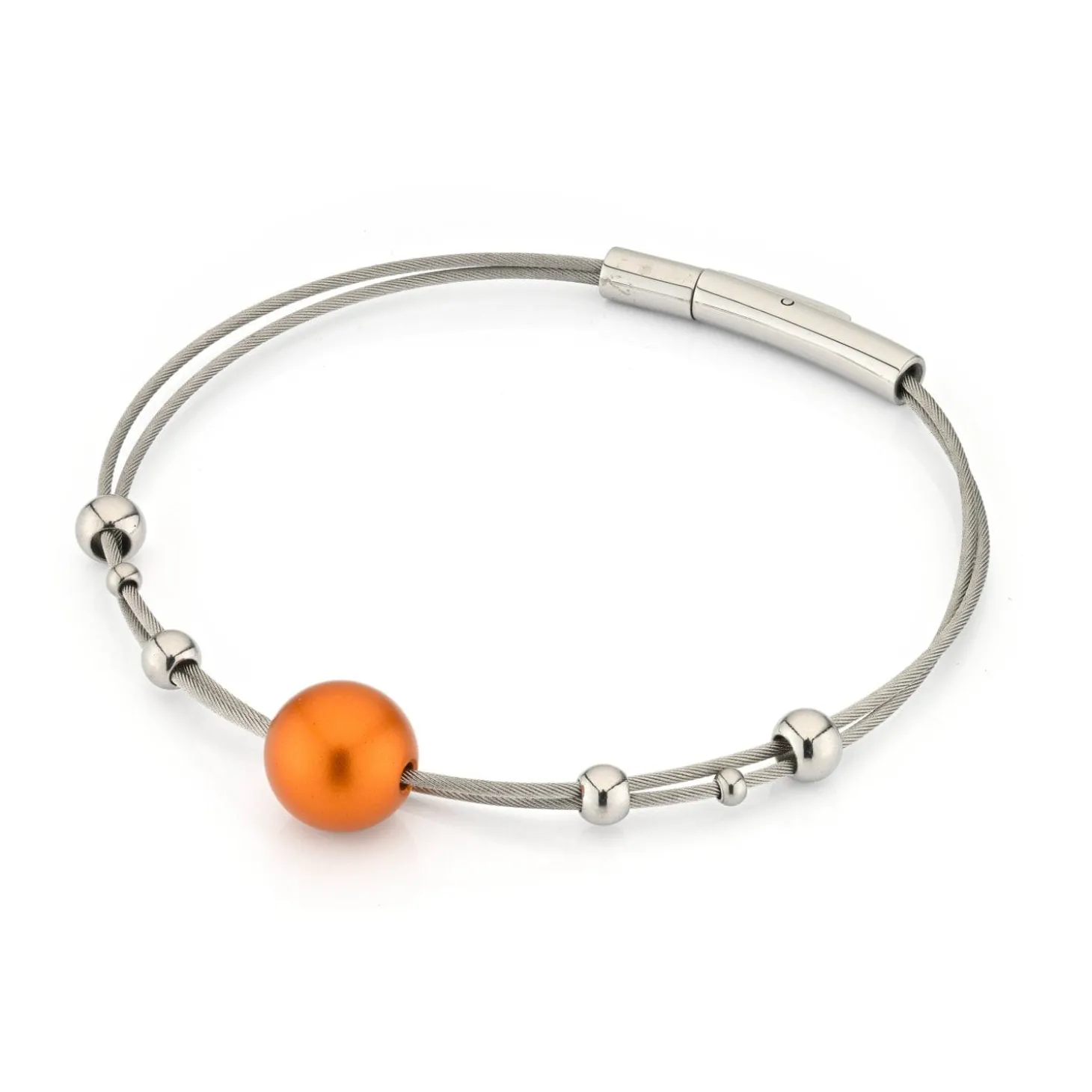 armband_bolletjes_met_ora_0.webp Armband bolletjes met oranje bol A274O