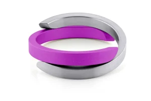 Armband C's gekruist Paars A1P
