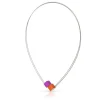 Collier twee kubussen C17OP