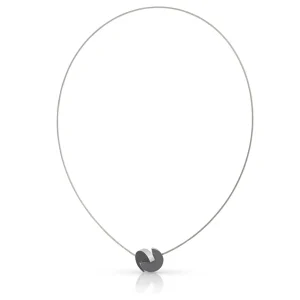 Ketting GEESJE inschuivende rondjes Antraciet C280AG