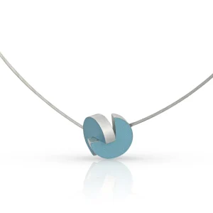 Ketting GEESJE inschuivende rondjes Blauw C280B
