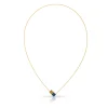 Ketting KAAT Blauw | Goudkleur | CG205BG