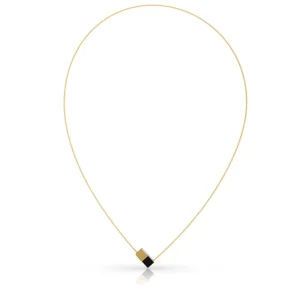 Ketting KAAT Zwart | Goudkleur | CG205ZG