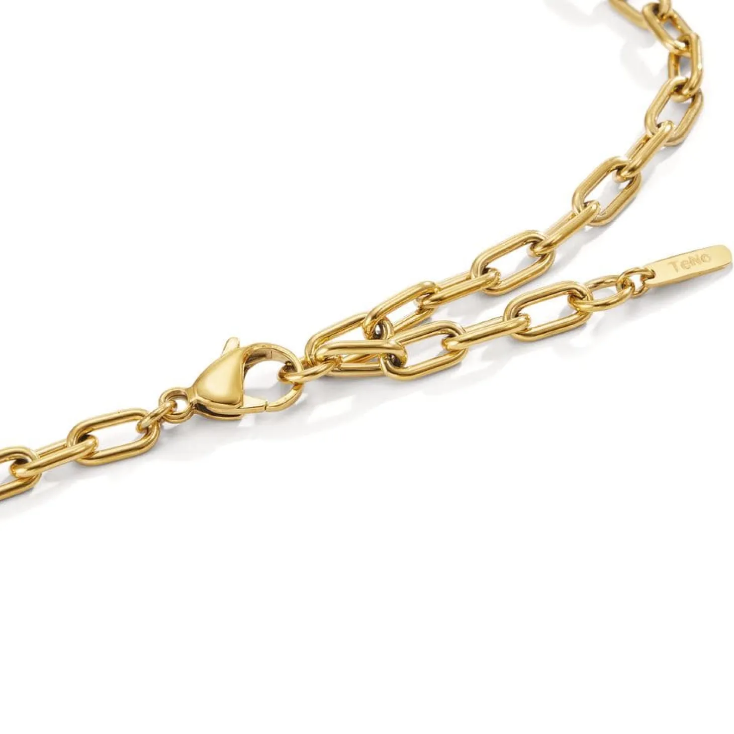 ketting_soho_gold_gemaakt_2.webp Ketting Soho Gold gemaakt van roestvrij staal met carbon 42-45 cm verstelbaar