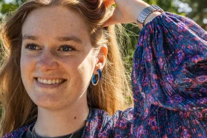 Oorbellen OLIVIA Blauw | O21B