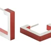 Oorbellen VERA Rood | O11R