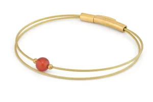 Thinking of You edelsteen armband Carneool goudkleur