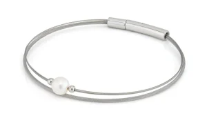 Thinking of You edelsteen armband Parel zilver