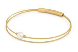 Thinking of You edelsteen armband Parel goudkleur
