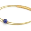 Thinking of You edelsteen armband Lapis lazuli goudkleurkleurA716GG