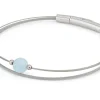 Thinking of You edelsteen armband Aquamarijn zilver