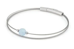 Thinking of You edelsteen armband Aquamarijn zilver
