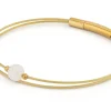 Thinking of You edelsteen armband Rozenkwarts goudkleur