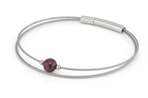 Thinking of You edelsteen armband Granaat zilver